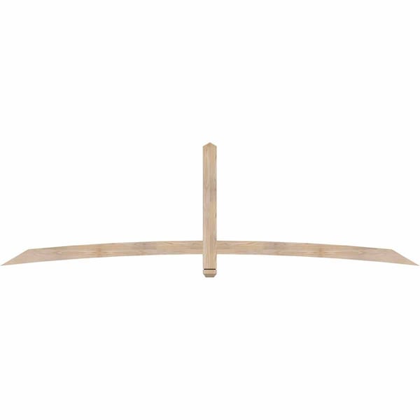 Ekena Millwork Bellingham Timber Gable Bracket, Douglas Fir, 108"W x 31 1/2"H x 1 1/2"D x 3 1/2"F, 7/12 Pitch GBW108X31X0204BEL00SDF - main